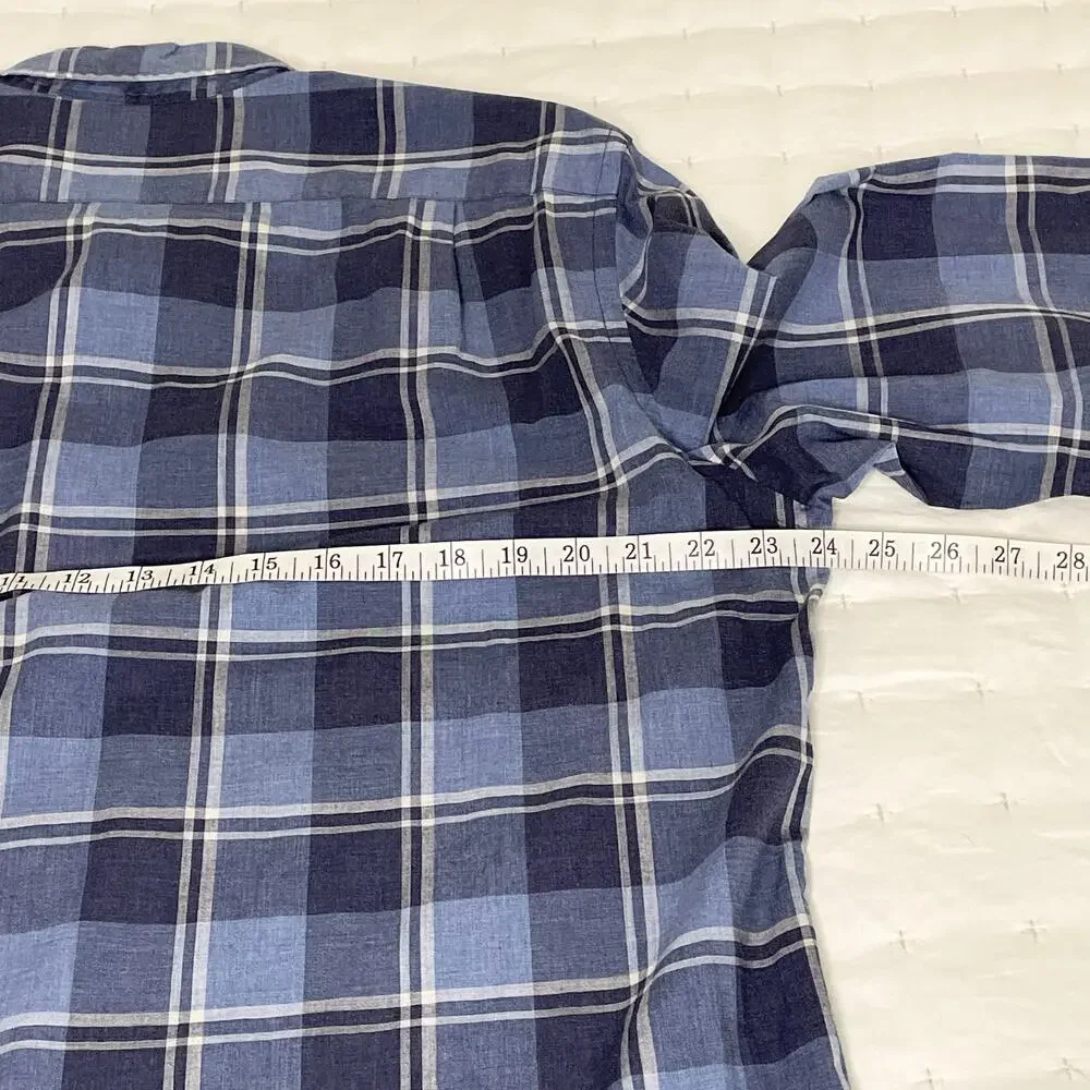 J.Crew Heathered Cotton Plaid Button-Down Shirt